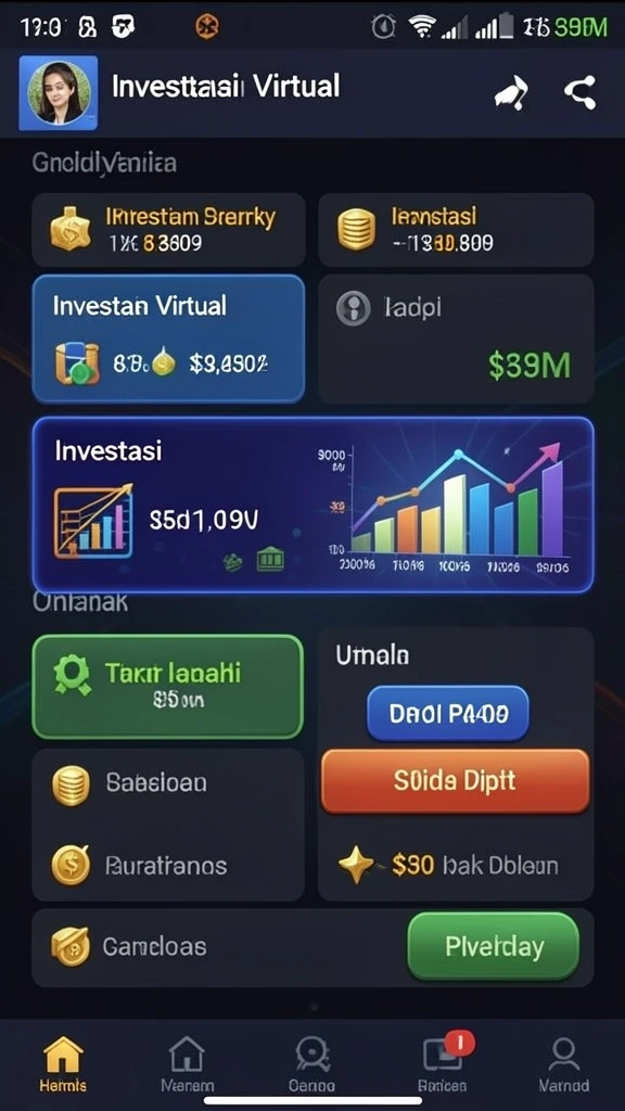bokedomino - Gambaran antarmuka permainan yang intuitif.