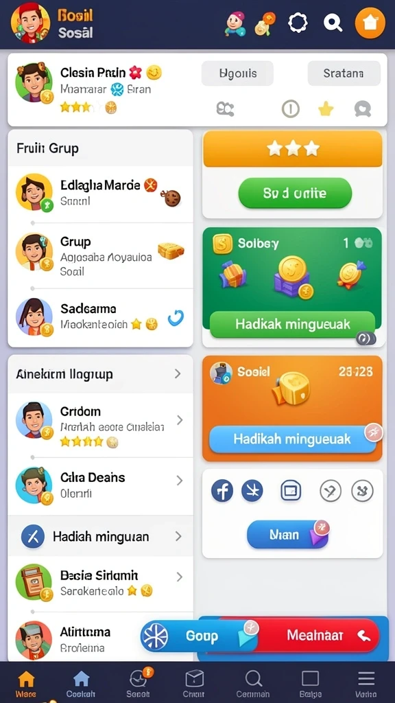 gogo77 - Antarmuka pengguna yang intuitif dan menarik.