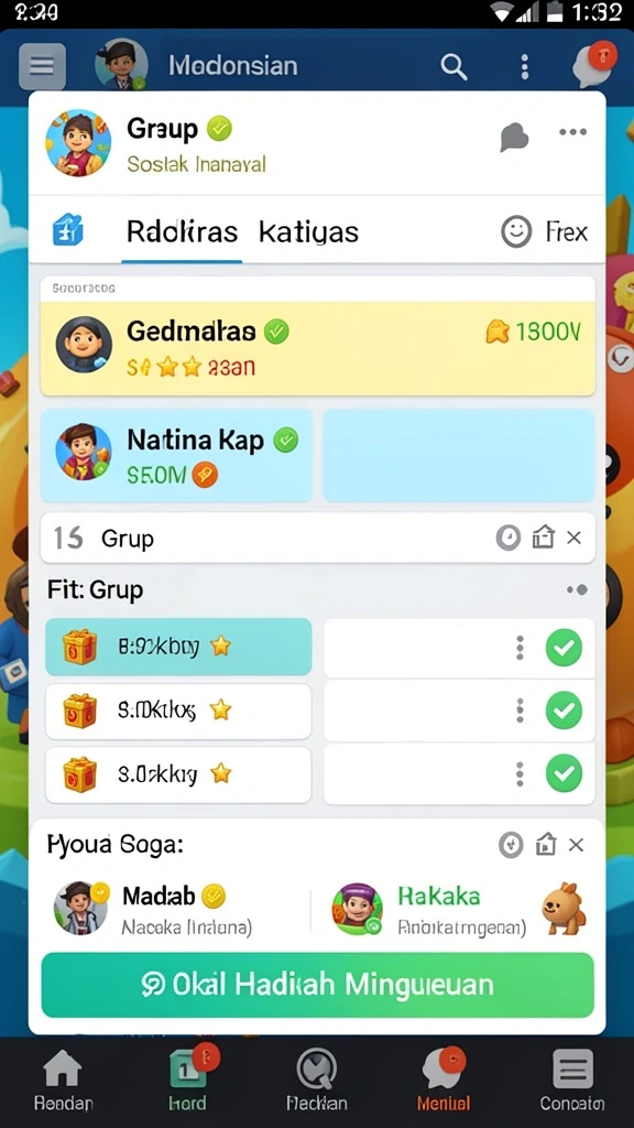 idnraja - Screenshot menampilkan tampilan utama aplikasi IDNRAJA.