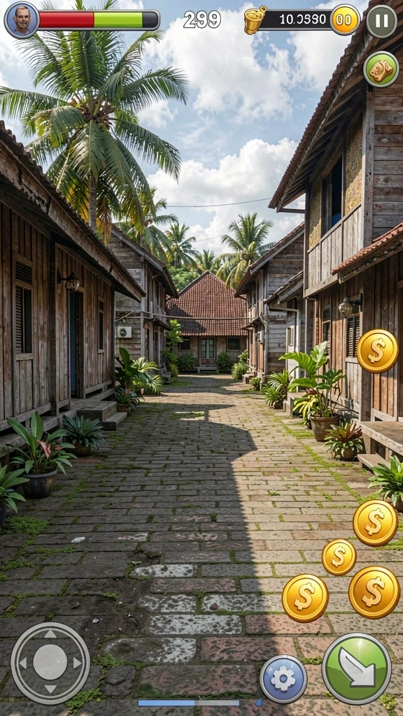 jarum77 - Tampilan level yang menantang dan seru.