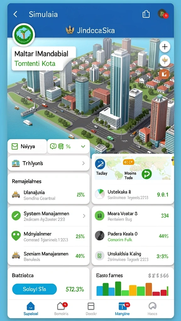 okjk - Tampilan utama aplikasi OKJK yang menarik.