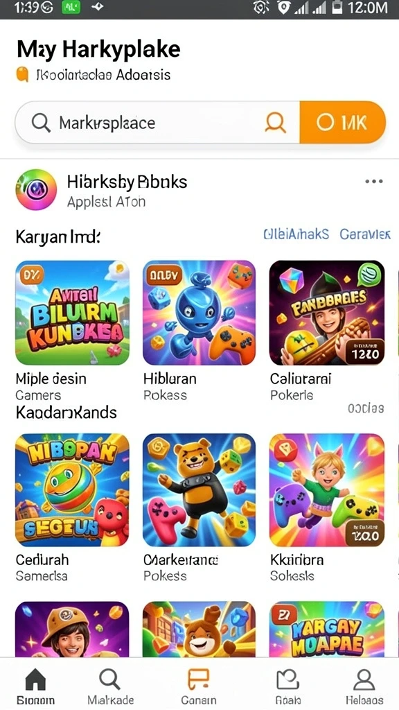 rajacorc - Tampilan awal game RAJACORC yang menarik dan penuh warna.